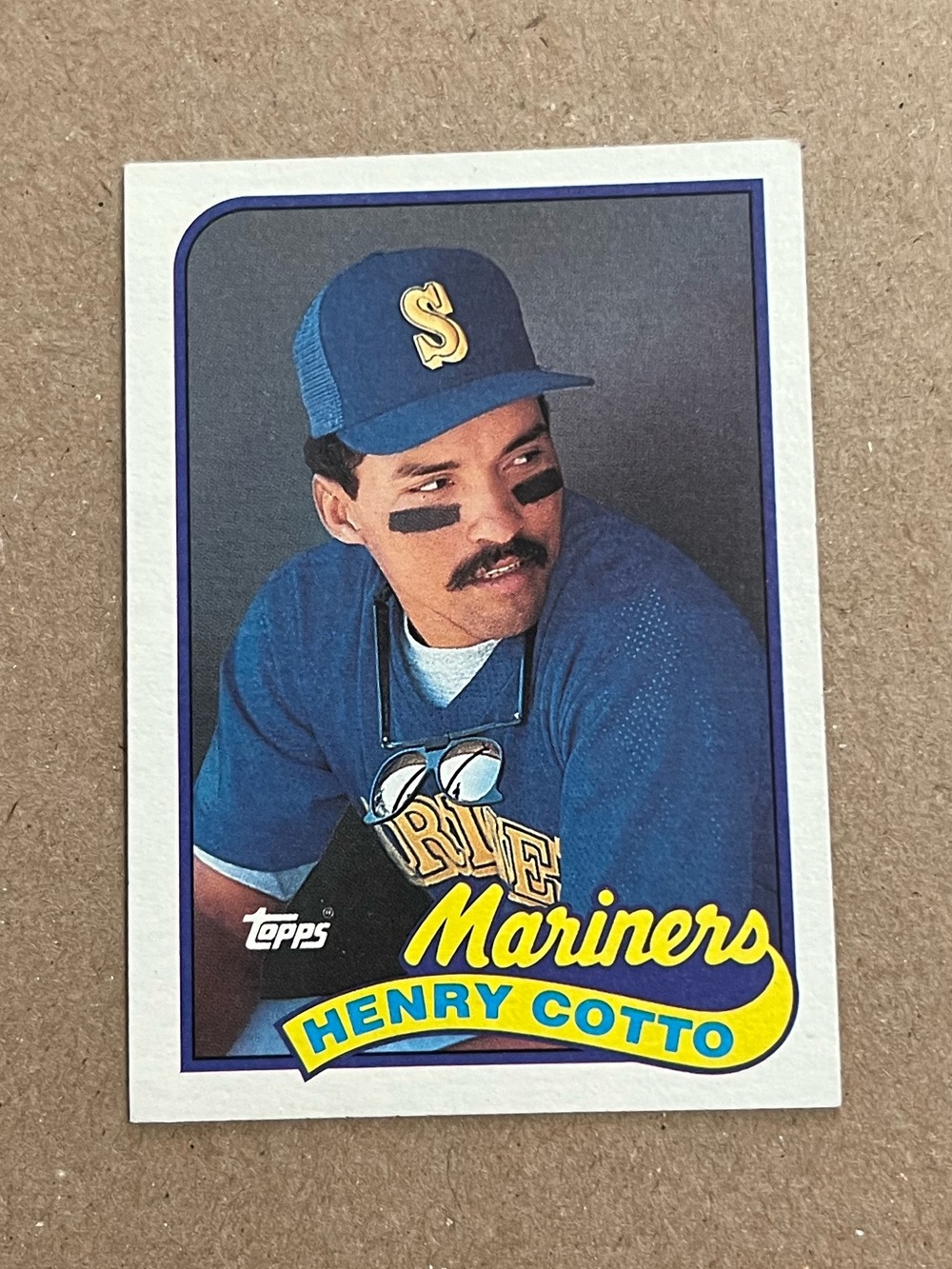 1989 Topps - Henry Cotto #468 Seattle Mariners Baseball Card